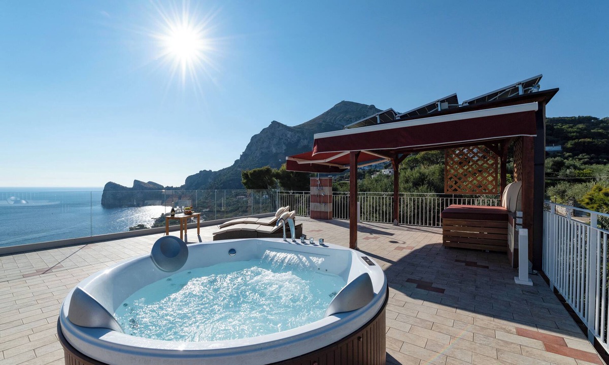 Marina del Cantone Apartment | Dream terrace apartment with breathtaking views of Nerano Bay
