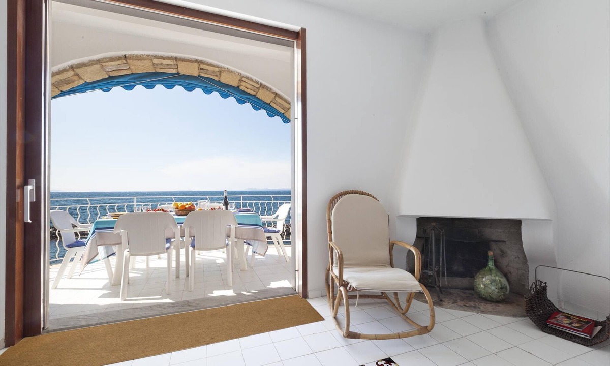 Massa Lubrense Villa | Villa del Sole with Sea View, Direct Sea Access, Parking and Air Conditioning