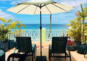 The Wicket, White Sands - West Coast Beachfront, Sun Terrace, Penthouse, Full AC