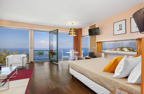 Schiazzano Villa | AMORE RENTALS - Villa Elia with Private Pool, Sea View, Terraces, Parking and Garden
