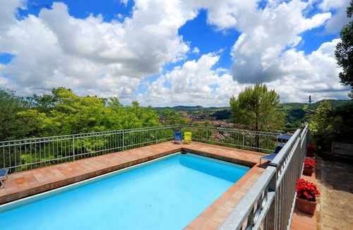 San Severino Marche House | Be delighted by the view from the swimming pool! A well restored house with garden, comforts.and l