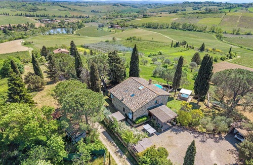 Quercegrossa Villa | Gorgeous view on vineyards, Stone Tuscan private Villa