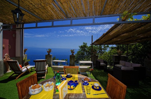Praiano Villa | Palazzo Rocco - Villa Red Moon in Love - 1 Room - 1 bath - 4 person - Sea 500 mt