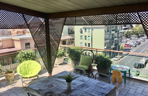 Quartiere XXIII Alessandrino Apartment | PANORAMIC AND BRIGHT PENTHOUSE