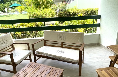Garrison Historic Area Apartment | Pool, Opposite Yacht Club and Carlisle Bay! 2 Bed 2 Bath Banyan Court