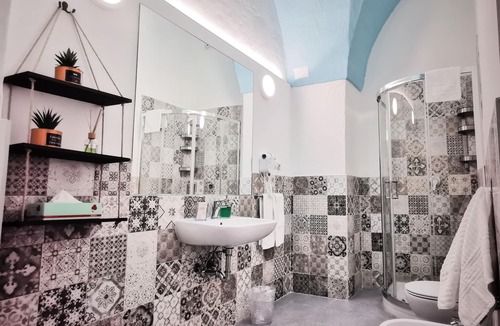 Sasso Caveoso Bed & Breakfast | Stay Matera 40 - Room Bruna: large room for 4 people in the Sassi