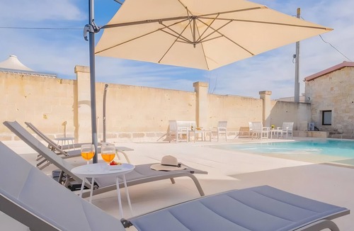 Martano Villa | Villa 'Antica Masseria Torre Della Luna' with Private Pool, Wi-Fi and Air Conditioning