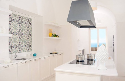 Massa Lubrense Villa | Villa Auralia Grande: A charming and bright two-story historical villa surrounded by a lemon and orange garden, with Free WI-FI.