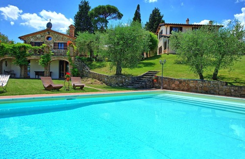 Lucignano Villa | Wonderful private villa for 12 people with A/C, private pool, WIFI, TV, patio and panoramic view