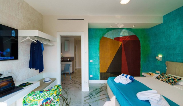 Apartment 'Gio Mar Blu' with Sea View, Wi-Fi and Air Conditioning