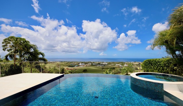 Caribbean Dream wows with ocean views from the sunny poolside deck.