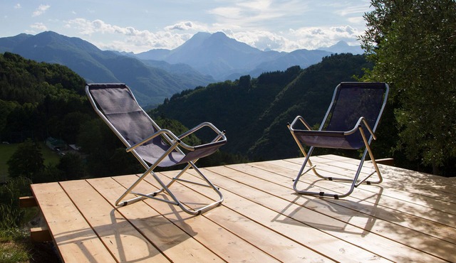 Chalet with pool and panoramic view in Coreglia Antelminelli