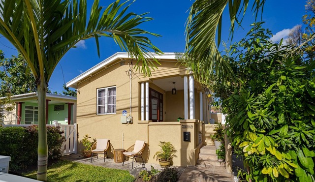 Cozy St. James Beach Villa – Steps from the Ocean.