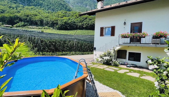 Gartenblick in Cortaccia
