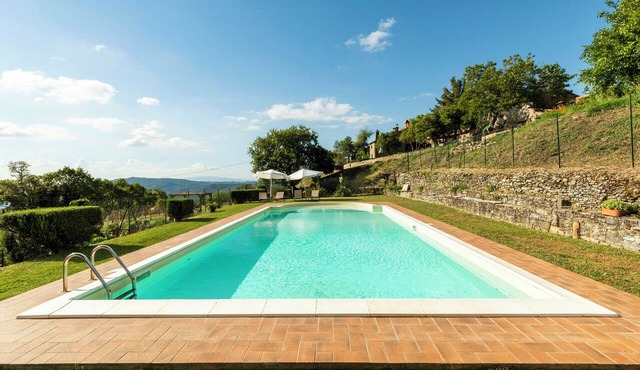 Hillside home in an ancient Camaldolese hamlet in Cortona
