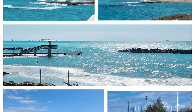 Apartment 'La Gabbianella Mare' with Wi-Fi and Air Conditioning in Rosignano Solvay-Castiglioncello