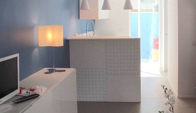 Just a stone's throw from the beautiful design house in Lesina Marina