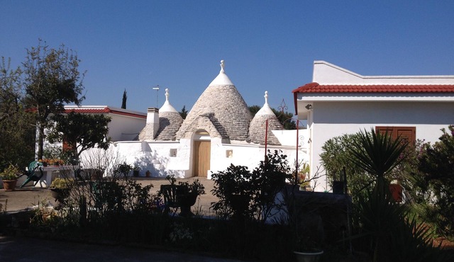 Large trullo/villa, with private 10x4 m pool, in olive grove 2km from town in Ceglie Messapica