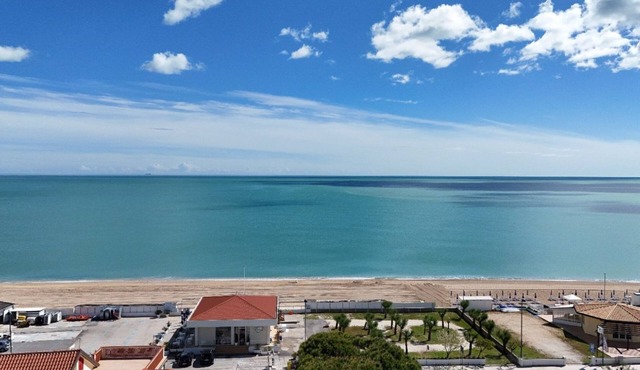 M026 - Marcelli, new three-room apartment with terrace 80 meters from the sea in Marcelli