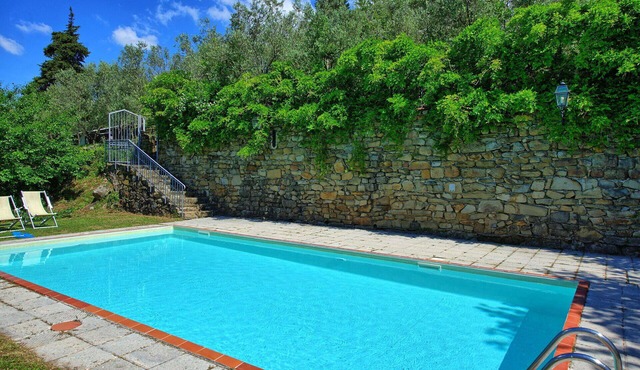 Nice apartment for 5 guests with WIFI, pool, TV and pets allowed, close to Greve In Chianti