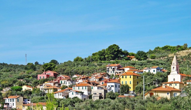 Nice apartment for 4 guests with WIFI, pool, TV, patio and pets allowed in Diano Castello