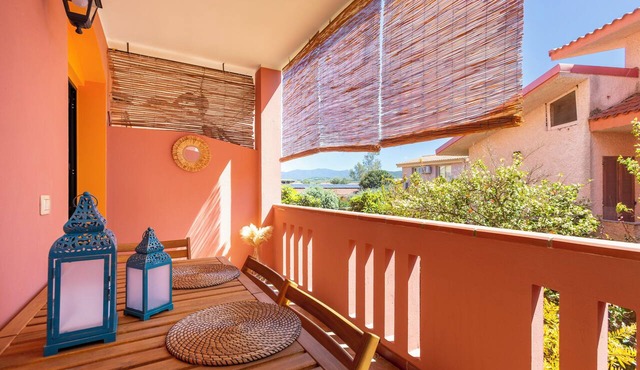 Romantic Bohemien apartment- private terrace in Piscinas