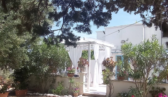Romantic Trullo for 2 sea view pool,peaceful garden rustic authentic Puglia in Carovigno