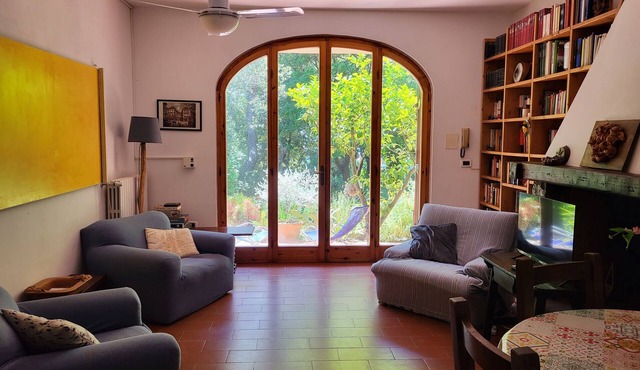 Sandra and Lucia's home in an oasis of peace