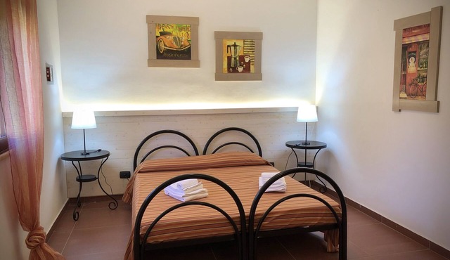 Two-room apartment 32 m2 with veranda facing the sea in Sciacca