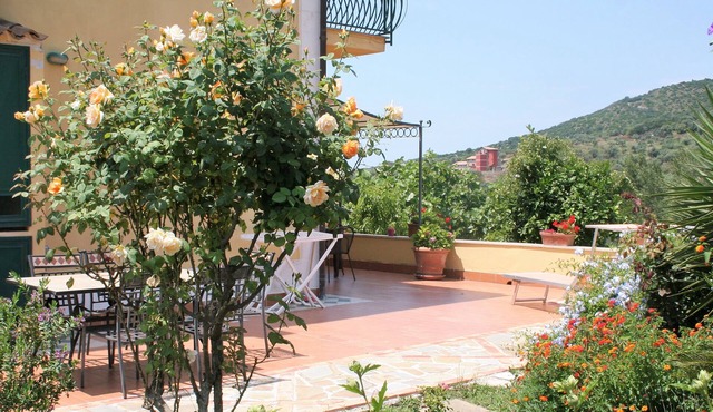 Vacation apartment in former winery with sea view