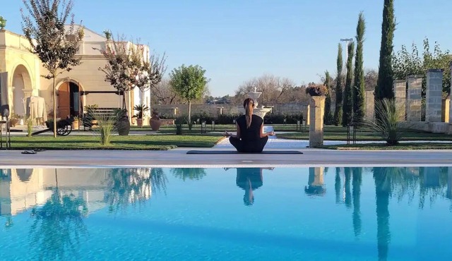 VILLA ANNA: Luxury Villa with big Pool, Jacuzzi and 10.000 m2 of private garden. in Specchia