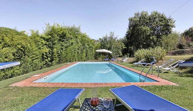 Wonderful private villa for 12 guests with A/C, WIFI, private pool and TV, close to Lucca