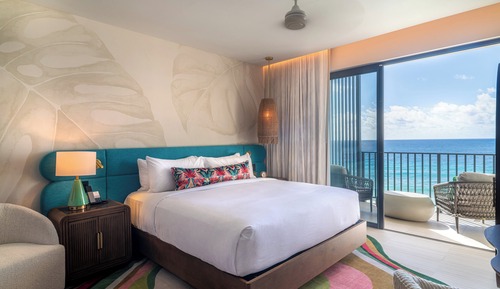 Standard Room, 1 King Bed, Ocean View (High Floor)