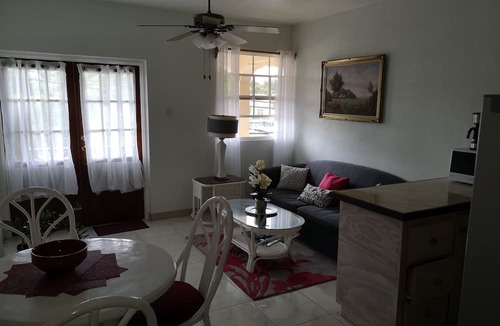 St. Lawrence Gap Apartment | Apt 5 Balcony Rock - Air conditioned apartment 6 minutes walk from the beach
