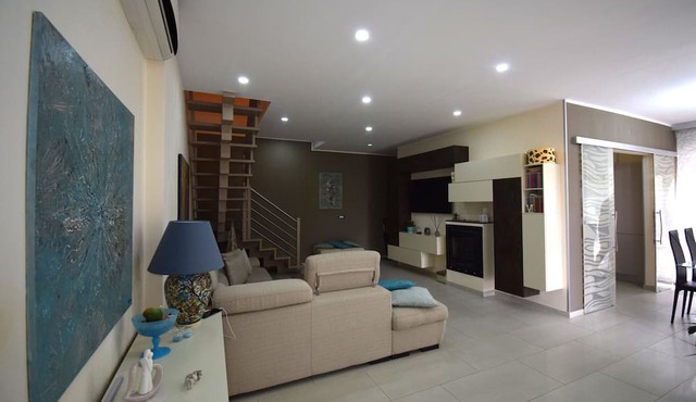 Wonderful private villa for 6 people with WIFI, A/C, TV, patio, panoramic view and parking